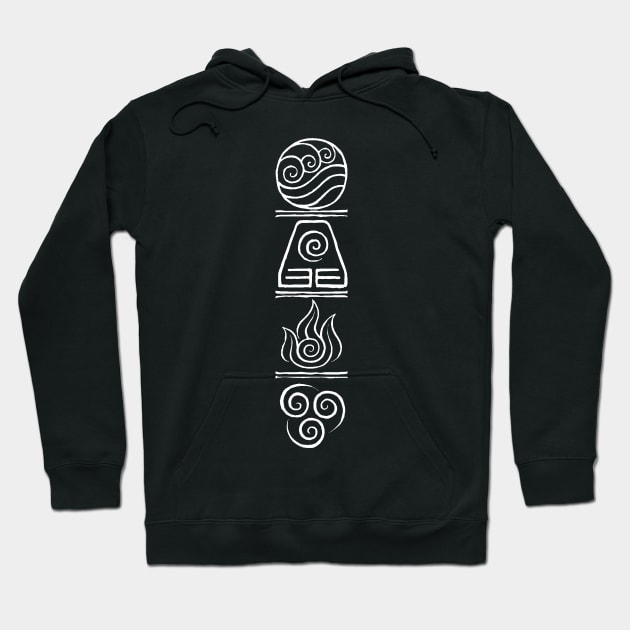 The Four Elements Hoodie by DrGraveRobber